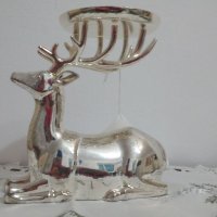 Коледен елен свещник, снимка 7 - Декорация за дома - 35020498