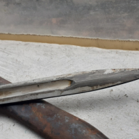 Нож щик за АК с кания, снимка 2 - Антикварни и старинни предмети - 44657866