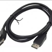 Марков HOTRON DisplayPort M - DisplayPort M-M DVI M V1.2 DP Kабел ULTRA HD 4K@60Hz 80°C 30V 18 PIN-а, снимка 1 - Кабели и адаптери - 39457189