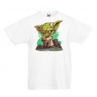Детска тениска Star Wars Yoda 2 Игра,Изненада,Подарък,, снимка 9 - Детски Блузи и туники - 36667736