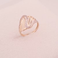 Златни дамски пръстени 14К, снимка 1 - Пръстени - 40614427