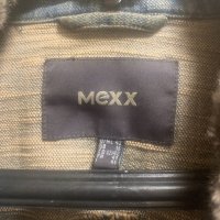   Класически  модел с кожена яка Дънково дънкено сафари Mexx , снимка 3 - Якета - 30668608