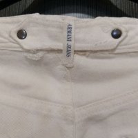 Armani jeans бял панталон с прав крачол 28, снимка 3 - Панталони - 29706458