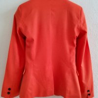 Класическо сако в цвят мандарина, снимка 4 - Сака - 37825940