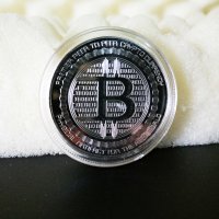 Биткойн монета Анонимните - Bitcoin Anonymos mint ( BTC ) - Silver, снимка 5 - Нумизматика и бонистика - 39147658