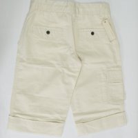 Дамски 3/4 панталон от памук в цвят крем Diesel - W30, снимка 3 - Панталони - 42635506