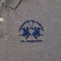La Martina Polo Shirt оригинална тениска M памучна поло фланелка, снимка 3 - Тениски - 37645878