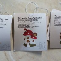 Нови керамични LED светещи гъбки и къщичка с животни., снимка 14 - Градински мебели, декорация  - 38642054