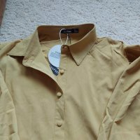 Координиращ комплект широка риза и мини пола с релеф в горчица С ЕТИКЕТ * S ⏳⭐💛, снимка 7 - Комплекти - 40296351