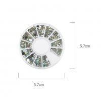 Прозрачни камъчета – различни размери – 12 размера/Декорация на маникюр, снимка 4 - Продукти за маникюр - 35055438