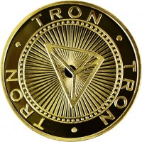 Трон монета / TRON coin ( TRX ) 2 - Gold, снимка 2 - Нумизматика и бонистика - 39116034