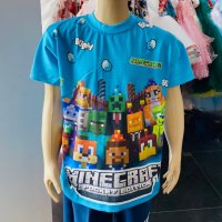 Тениски Майнкрафт, снимка 4 - Детски тениски и потници - 40109220