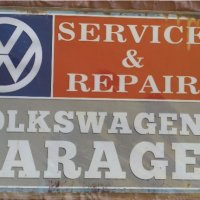 Метална табела Volkswagen , Фолксваген гараж / сервиз Нова табела, снимка 3 - Други - 30433595