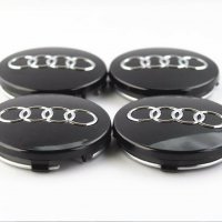 Капачки за джанти Ауди/Audi 60mm Сиви/Черни, снимка 3 - Аксесоари и консумативи - 31469591