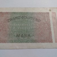 Райх банкнота - Германия - 20 000марки / 1923 година - 17980, снимка 7 - Нумизматика и бонистика - 31029673