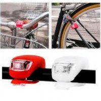 Комплект светлини фар и стоп за велосипед LED- 2380, 2 броя, снимка 4 - Велосипеди - 36889183