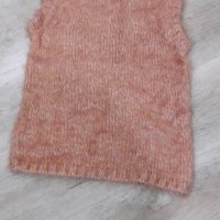 Нов ръчно плетен пуловер без ръкав, снимка 2 - Детски пуловери и жилетки - 30330718