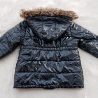Детско зимно яке с пух на качулката размер 2 години, снимка 3 - Бебешки якета и елеци - 34498660