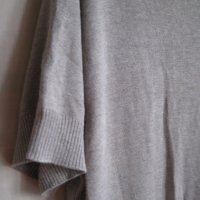 Блуза беж с черни мъниста, Франция, размер S, снимка 6 - Корсети, бюстиета, топове - 29291096