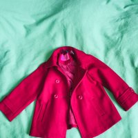 Детско червено палто, снимка 1 - Детски якета и елеци - 29238001