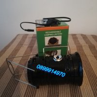Соларен къмпинг фенер с аварийна LED лампа, снимка 7 - Прожектори - 39391082