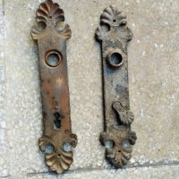 стари метални шилдове за врата, снимка 3 - Антикварни и старинни предмети - 30072797