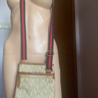 Чанта Michael Kors( текстил и кожа), снимка 3 - Чанти - 40812368