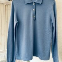 Скъпа блуза PETER HAHN,100%нежен меринос, снимка 8 - Блузи с дълъг ръкав и пуловери - 31459275