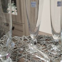 Кристални нови чаши за вино , снимка 4 - Чаши - 40672831
