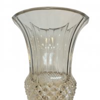 Красива кристална ваза. №3182, снимка 6 - Антикварни и старинни предмети - 39020456