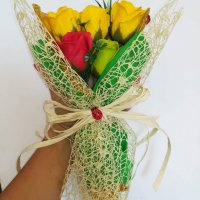 Букети със сапунени рози, снимка 13 - Изкуствени цветя - 37996844