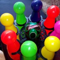 Детка игра Боулинг от 8 цветни кегли и топка, снимка 9 - Други - 29303046