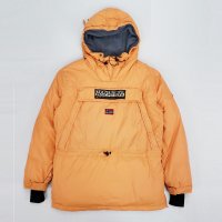 Napapijri Skidoo Orange Оригинално Пухено Яке Анорак Пух 14г-15г, снимка 1 - Якета - 38178014