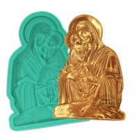 Дева Мария с Младенеца силиконов молд форма декорация украса фондан торта шоколад , снимка 1 - Форми - 30150285
