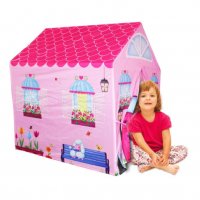 Детска палатка Mercado Trade, Къщичка за момиче, Розов, снимка 1 - Играчки за стая - 30834697