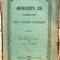 Американските лози - Ръководството за тяхното отглеждане и присаждане 1896 г, снимка 1 - Специализирана литература - 44657661