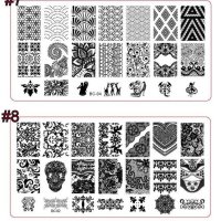  Пластмасови шаблони / печати за нокти , снимка 4 - Продукти за маникюр - 20689438