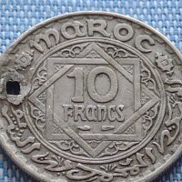 Монета 10 франка Мароко много красива за КОЛЕКЦИЯ 41206, снимка 2 - Нумизматика и бонистика - 42807323