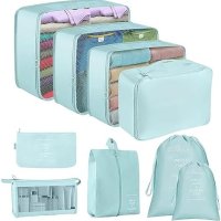 Нови 9 части Lychico органайзери за багаж - водоустойчиви, практични чанти, снимка 1 - Чанти - 44498922