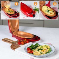 Електрически тиган Red Copper 5 MINUTE CHEF , снимка 2 - Други - 42814591