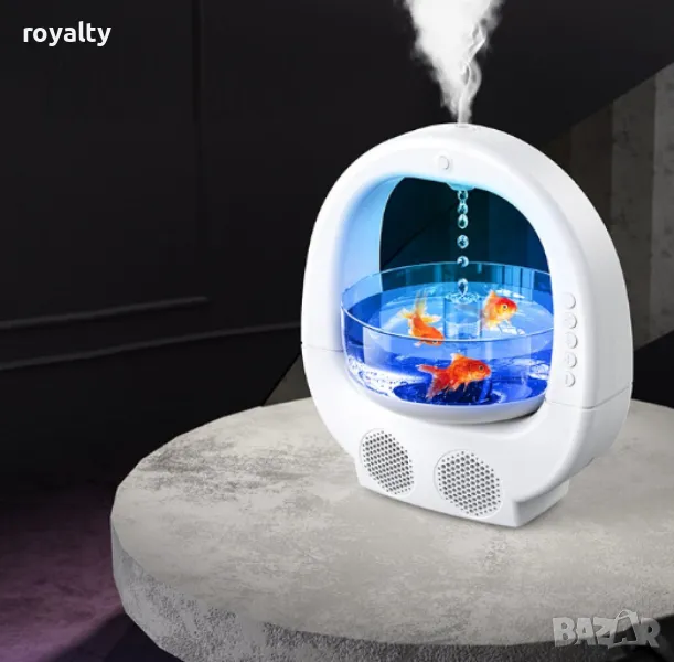 Антигравитационен овлажнител за въздух "Аквариум", с Bluetooth, снимка 1