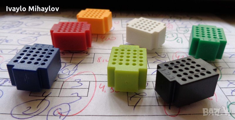 Мini breadboard 7 бр. и проводници за ардуино женско-женско, снимка 1