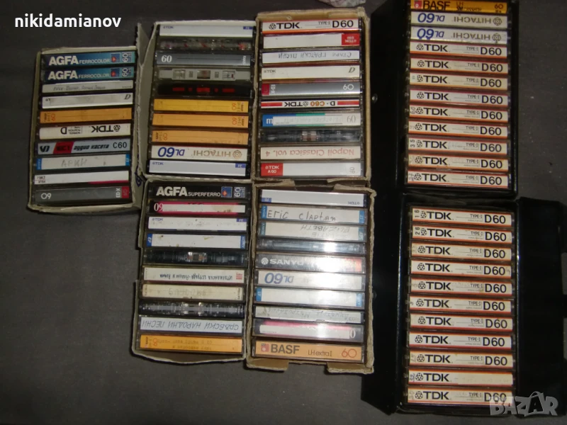 Продавам маркови  аудиокасети много запазени с записи, снимка 1