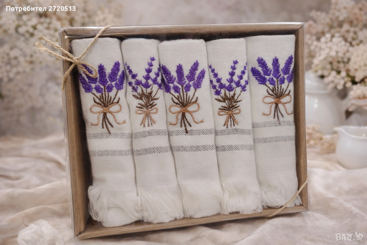 Подаръчен комплект кухненски кърпи – 6 броя, снимка 1