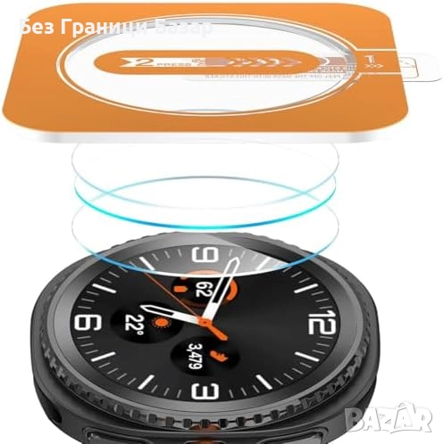 Нови 3 броя Samsung Galaxy Watch 8 Classic 46mm протектори 3D 9H закалено стъкло, снимка 1
