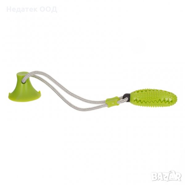 Кучешка играчка за дърпане вендуза, 46 cm, зелен, снимка 1