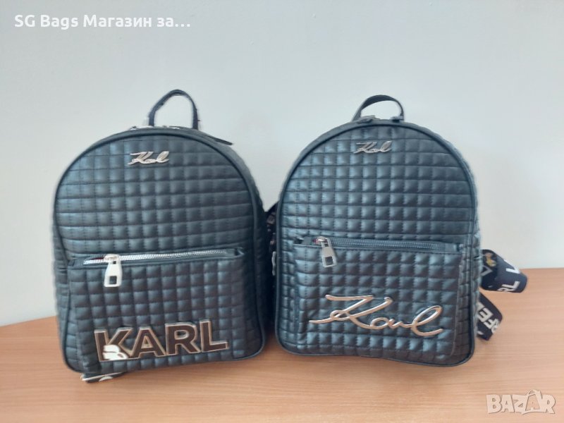 Karl lagerfeld дамска чанта тип раница дамска раница дамска раничка код 212, снимка 1