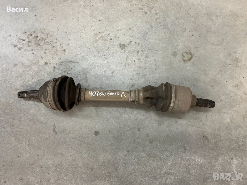 Лява полуоска Къса Peugeot 407 SW 2.0 HDI 2.0hdi 136 к.с Пежо 407 Комби 2.0 ХДИ 2.0хди pejo, снимка 1