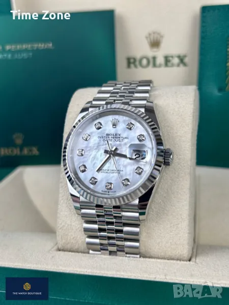 Rolex Datejust 36m (31mm) Steel MOP Dial Diamond Automatic Дамски Различни Варианти, снимка 1