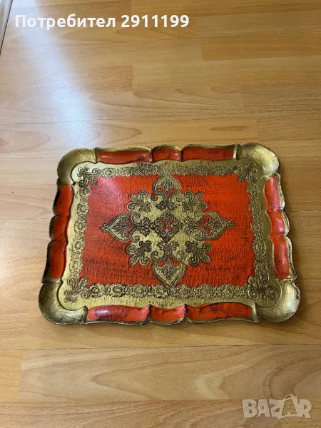 Дървен поднос, снимка 1